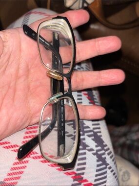 BEBE Black/Animal Print Eyeglasses Frame